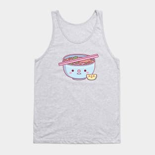 Cute Pho Rice Noodle And Lime Doodle Tank Top